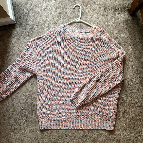 Rainbow Light weight sweater. - Picture 1 of 2